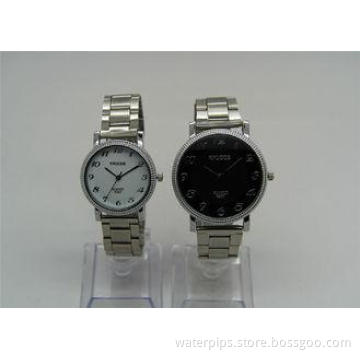 Black dial Love Couple Wrist Watches Japan analog Movement